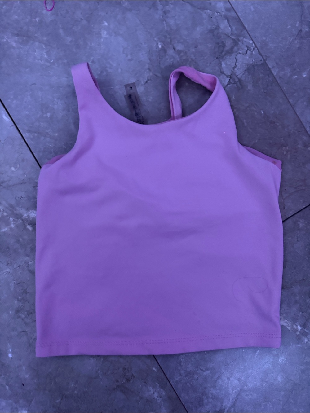 Kids Pink Tank Crop Top